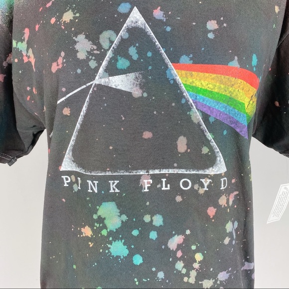 Rainbow Rad Pink Floyd Splatter Graphic Tee - Picture 7 of 8